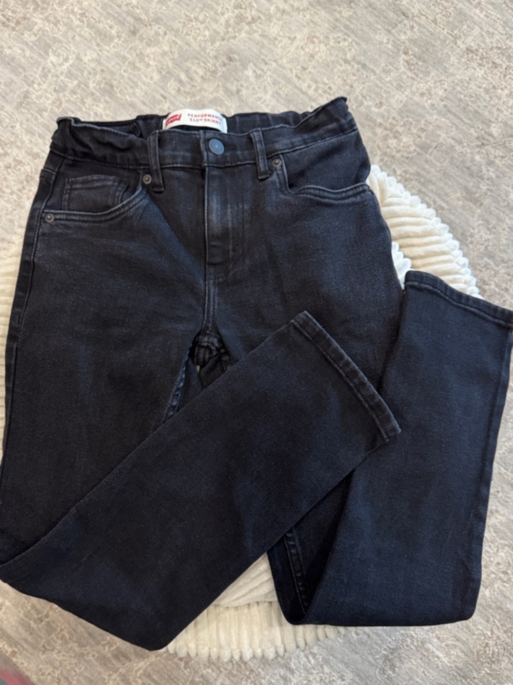 Boys-12 Levi’s 510 Black Skinny Jeans
